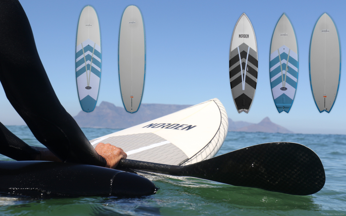 SUP Angebote bei Norden Surfboards - Stand-up Paddleboards und Paddel kräftig reduziert